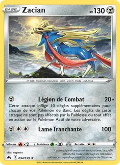 Zacian 094/159 Zénith Suprême