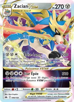 Zacian VSTAR 096/159 Zénith Suprême