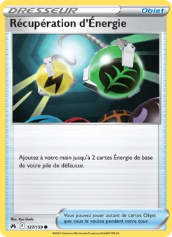 Récupération d'Énergie 127/159 Zénith Suprême