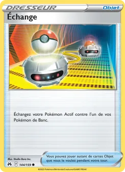 Échange 144/159 Zénith Suprême