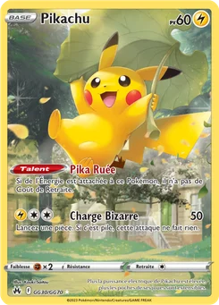 Pikachu GG30 Zénith Suprême Galerie Galaroise