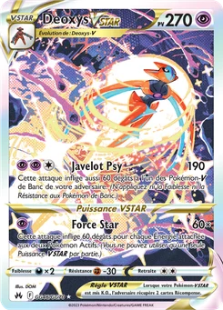 Deoxys VSTAR GG46 Zénith Suprême Galerie Galaroise