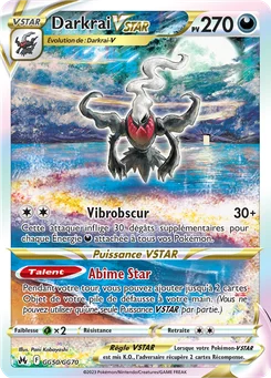 Darkrai VSTAR GG50 Zénith Suprême Galerie Galaroise