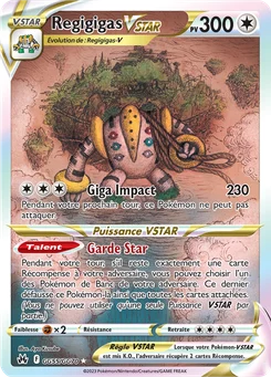 Regigigas VSTAR GG55 Zénith Suprême Galerie Galaroise