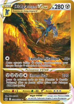 Dialga Originel VSTAR GG68 Zénith Suprême Galerie Galaroise