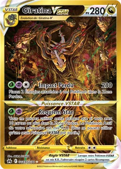 Giratina VSTAR GG69 Zénith Suprême Galerie Galaroise