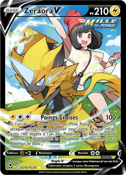 Zeraora V TG16 Tempête Argentée Galerie de Dresseurs