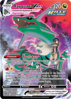Rayquaza VMAX TG20 Tempête Argentée Galerie de Dresseurs