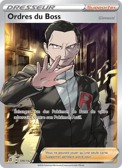 Ordres du Boss (Giovanni) 189/192 Clash des Rebelles
