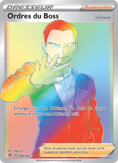 Ordres du Boss (Giovanni) 200/192 Clash des Rebelles