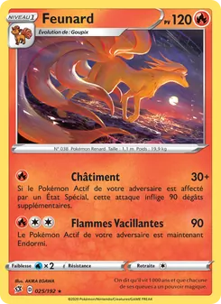 Feunard 25/192 Clash des Rebelles
