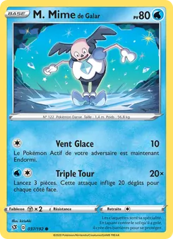 M. Mime de Galar 37/192 Clash des Rebelles