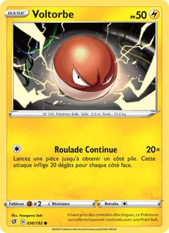 Voltorbe 56/192 Clash des Rebelles