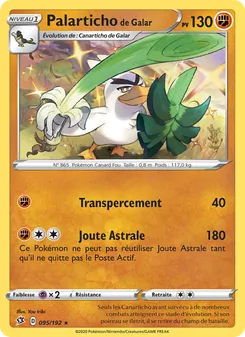 Palarticho de Galar 95/192 Clash des Rebelles