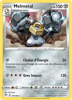 Melmetal 130/189 Ténèbres Embrasées