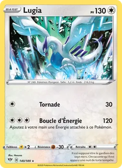 Lugia 140/189 Ténèbres Embrasées