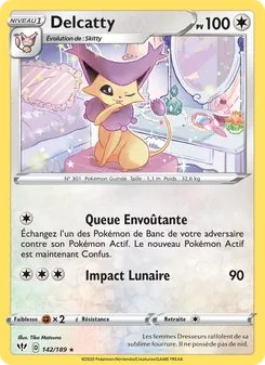Delcatty 142/189 Ténèbres Embrasées