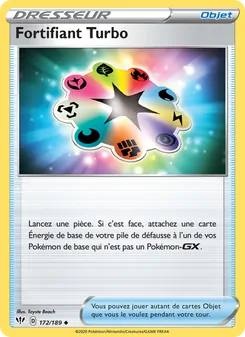 Fortifiant Turbo 172/189 Ténèbres Embrasées