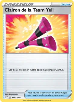 Clairon de la Team Yell 173/189 Ténèbres Embrasées