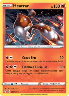 Heatran 25/189 Ténèbres Embrasées
