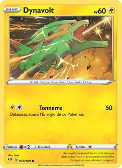 Dynavolt 58/189 Ténèbres Embrasées