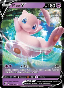 Mew V 69/189 Ténèbres Embrasées