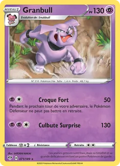 Granbull 71/189 Ténèbres Embrasées
