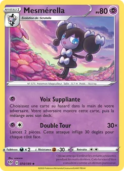 Mesmérella 74/189 Ténèbres Embrasées