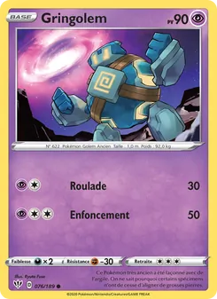 Gringolem 76/189 Ténèbres Embrasées