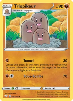 Triopikeur 85/189 Ténèbres Embrasées