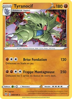 Tyranocif 88/189 Ténèbres Embrasées