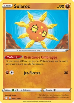 Solaroc 92/189 Ténèbres Embrasées
