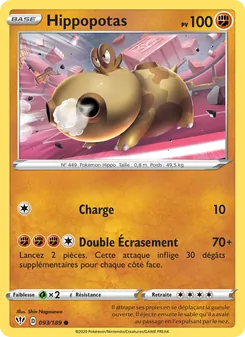 Hippopotas 93/189 Ténèbres Embrasées