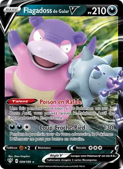 Flagadoss de Galar V 99/189 Ténèbres Embrasées