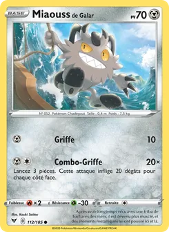 Miaouss de Galar 112/185 Voltage Éclatant