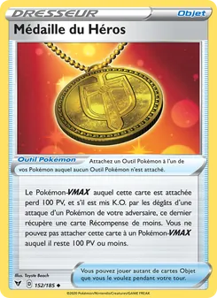 Médaille du Héros 152/185 Voltage Éclatant