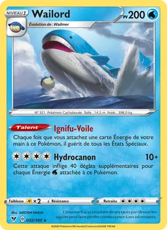 Wailord 32/185 Voltage Éclatant