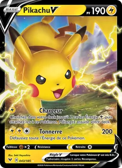 Pikachu V 43/185 Voltage Éclatant