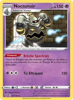 Noctunoir 71/185 Voltage Éclatant