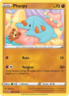 Phanpy 86/185 Voltage Éclatant