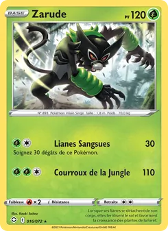 Zarude 16/72 Destinées Radieuses