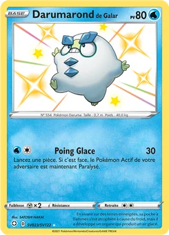 Darumarond de Galar SV023 Destinées Radieuses Coffre Étincelant