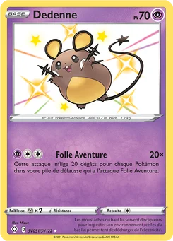Dedenne SV051 Destinées Radieuses Coffre Étincelant