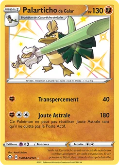 Palarticho de Galar SV064 Destinées Radieuses Coffre Étincelant