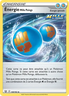 Énergie Mille Poings 140/163 Styles de combat