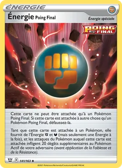 Énergie Poing Final 141/163 Styles de combat