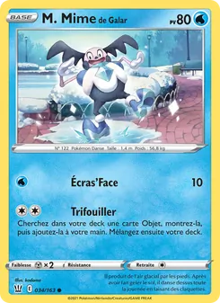 M. Mime de Galar 34/163 Styles de combat