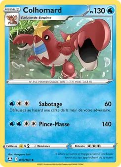 Colhomard 39/163 Styles de combat