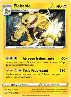 Élekable 45/163 Styles de combat