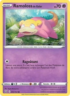 Ramoloss de Galar 54/163 Styles de combat